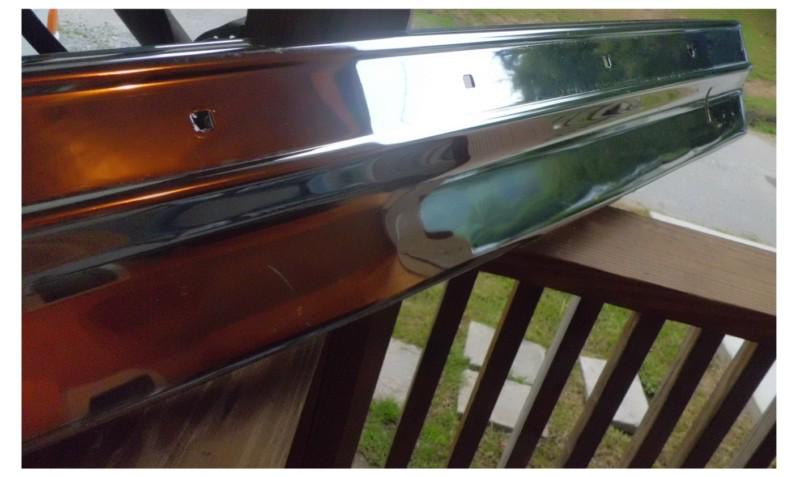 1976  nova chrome rear bumper 