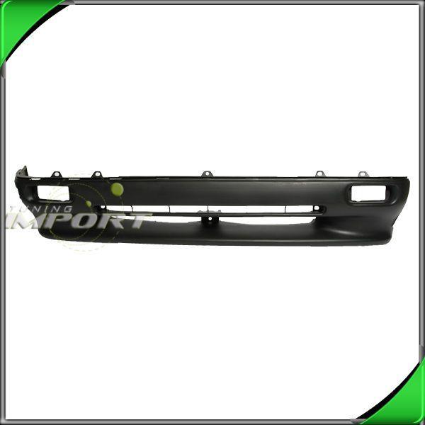 89-91 suzuki swift matte black smooth lower gl/ga/gs sedan front bumper cover