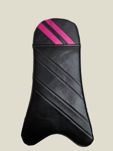 Champ kart seat pad kart padded vinyl carbon fiber seat pad 2x 3x pink/bk/blk