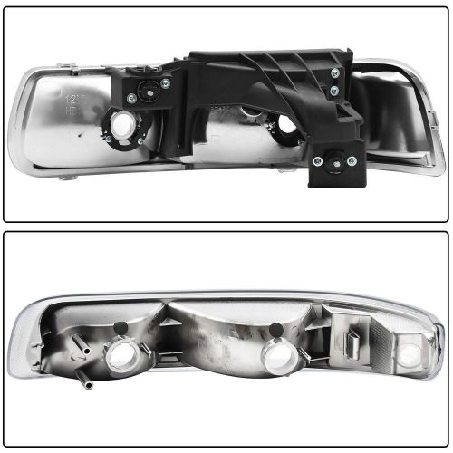 For 1999-2002 chevy silverado headlights 00-06 tahoe suburban headlamps 4pcs