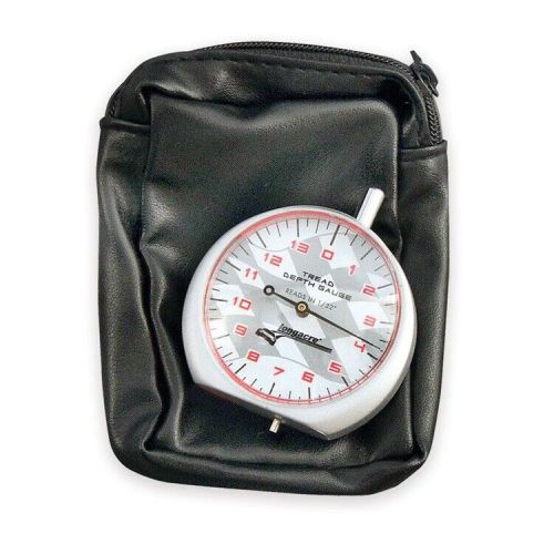 Longacre 50560 dial tread depth gauge with pouch