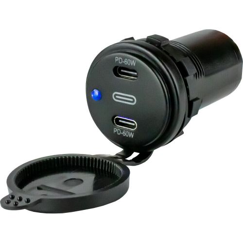 Sea-dog dual usb-c power socket