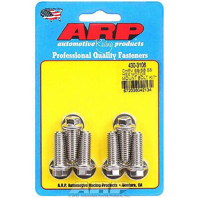 Arp motor mount bolt kit 6pt. chevy 430-3106