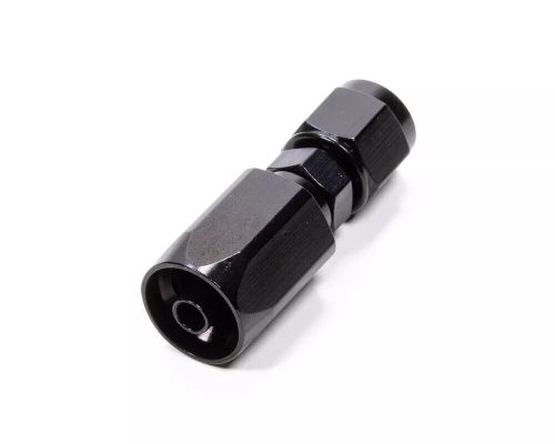 Fragola performance systems 250107 #6 straight aluminum p/s hose end, black only