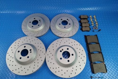 For mercedes s class s550 s550e front &amp; rear brake pads &amp; rotors #9050 hot sales