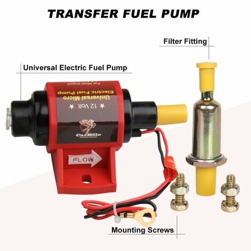 Universal micro electric fuel pump low pressure 2-3.5psi 42s polymer gasoline