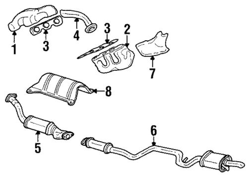 Genuine gm f (s)gasket 12557872