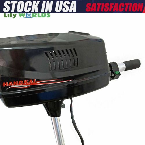 Electric 48v 7 hp brushless outboard trolling motor rubber fishing boat engine