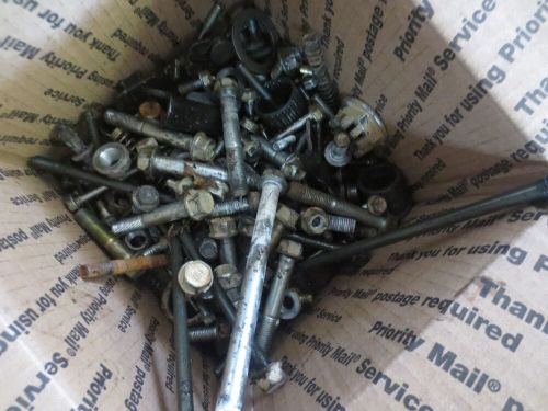 04 05 honda rancher 350 fe atv used oem box of bolts nuts lot hardware