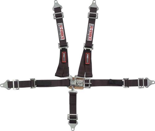 G-force 6460bk junior racer 5-point harness latch and link sfi 16.1 black