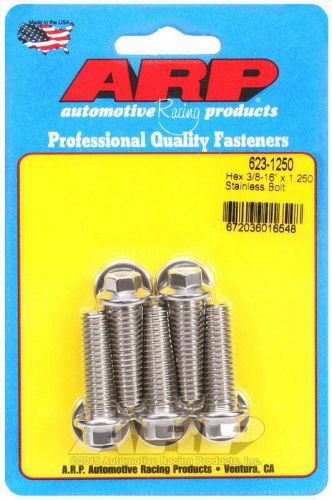 Arp 623-1250 3/8-16 x 1.250 hex ss bolts