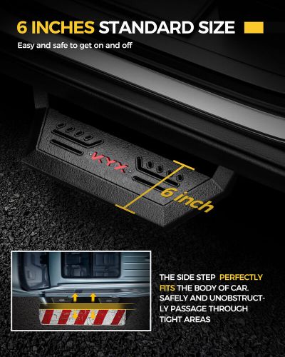 2x running board for 19 - 22 silverado gmc sierra 1500 extended cab side step