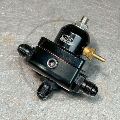 Blox racing competition 3 port adjustable fuel pressure regulator black