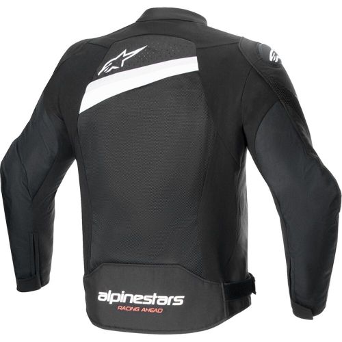 T-gp plus r v4 airflow jacket - black/white - large open box 3300624-12-l