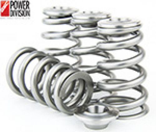 Gsc power-division high pressure conical springs w/ti retainer fits toyota 3sgte