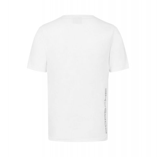 Porsche motorsport logo tee mens - white