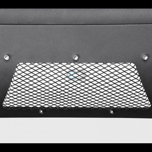 Fits 99-07 silverado/sierra matte black studded mesh bull bar v2+120w led light