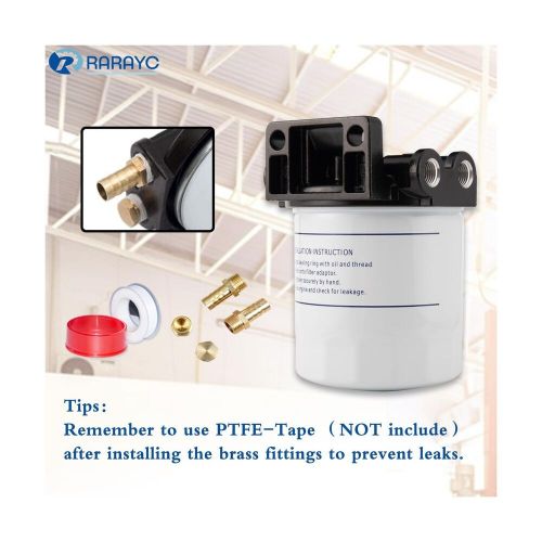 Marine boat fuel filter water separator kit spin-on 35-802893q4 18-7983-1 18-...