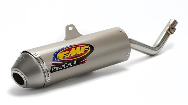 Fmf powercore 4 slip-on exhaust anodized aluminum fits kawasaki klx125 03-06