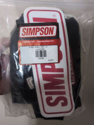 Simpson 42088 12 foot crossform nomex parachute pack, black