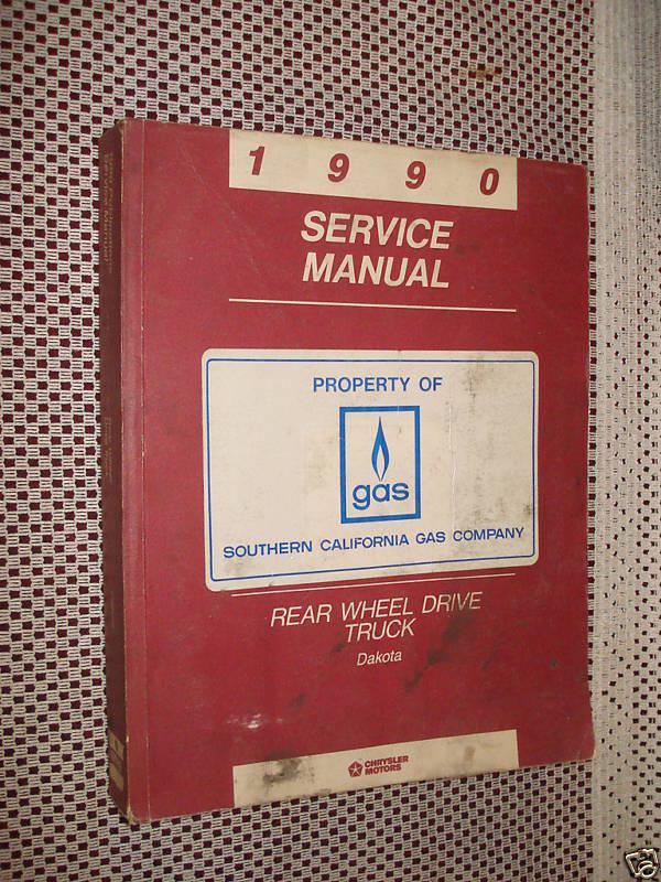 1990 dodge dakota truck service manual shop book origin