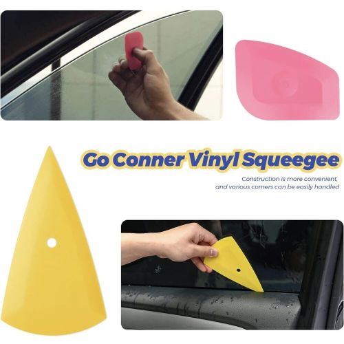 8pcs window tint tools kit car auto film tinting scraper squeegee installation