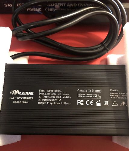 Leibe 15 amp 48 volt golf cart battery charger 900w yileide apd 17