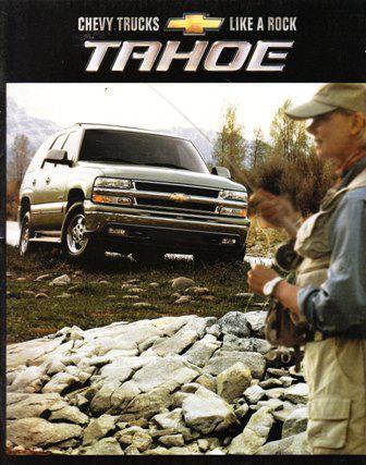 2002 chevrolet tahoe sales brochure 