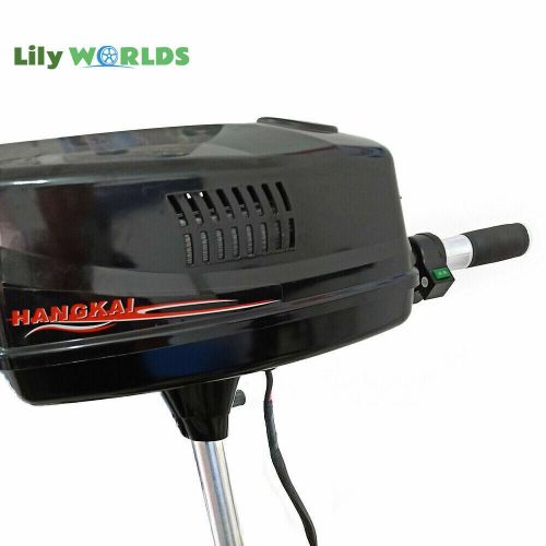 Electric 48v 7 hp brushless outboard trolling motor rubber fishing boat engine