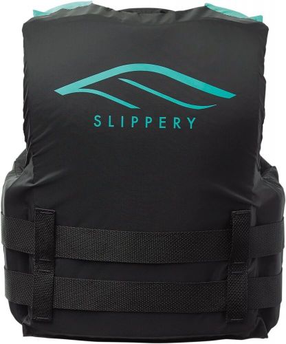 Slippery hydro nylon womens life vest black/mint sm