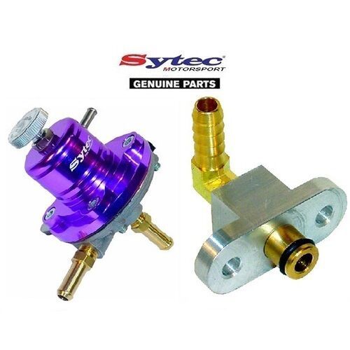 Sytec sar fuel pressure regulator + rail adaptor for subaru impreza wrx 92-2000