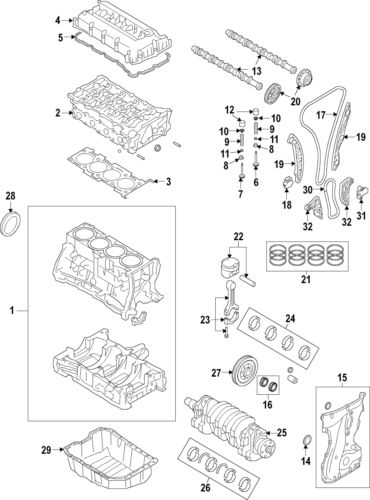 Genuine mitsubishi block assembly cylinder     11000w000p