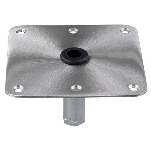 Springfield kingpin 7&#034; x 7&#034; stainless steel square base (threaded)