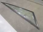 Boat triangle stbd right window glass aluminum frame 70 1/4&#034; x 58 1/2&#034; x 19 1/4&#034;