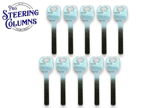 Fits gm chevrolet buick gmc hu100 metal key blanks new (100 pack)