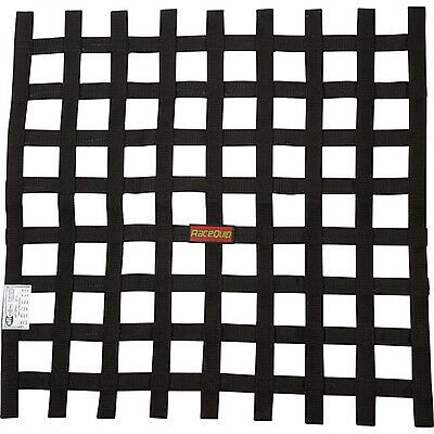 Racequip 726009rqp - ribbon net 24x24 sfi black