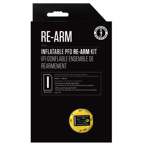 Re-arm kit i mustang 33g hammar manual inflator cap with plastic pull handle