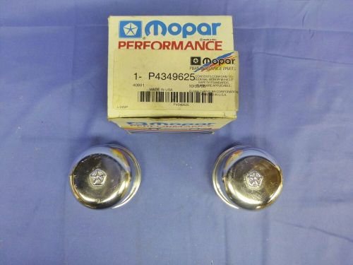 Two (2) nos mopar performance pentastar chrome breather  p4349625