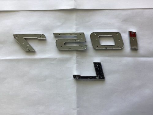 06-08 bmw 750li emblem trunk logo letters number badge oem