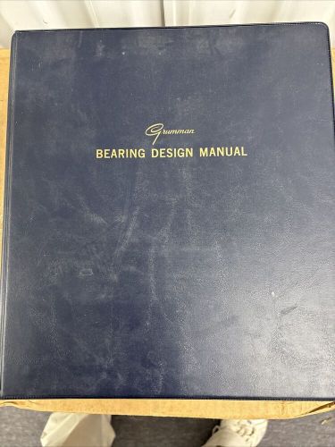 Grumman bearing design manual 1969