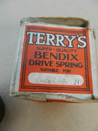 Vintage terry&#039;s bendix drive spring.starter motor spares.lucas lh.