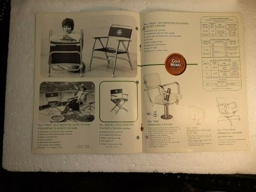 1965 gold medal marine furniture sales brosure