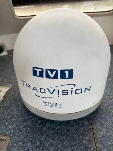 Kvh tracvision tv1  marine satellite tv system,north america working when remove