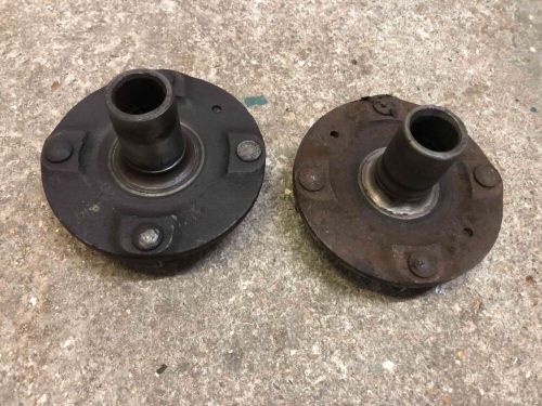 Classic mini front hub drum brake drive flanges a pair