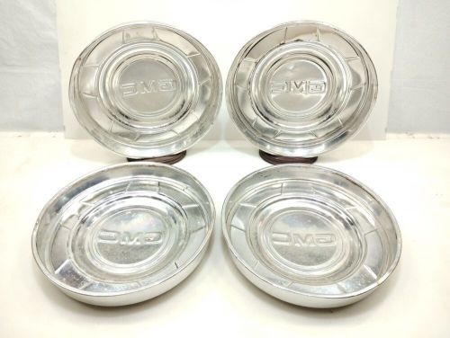 1973-1987 c10 gmc 1/2 ton truck / suburban dog dish hubcaps oem 10.75&#034; diameter