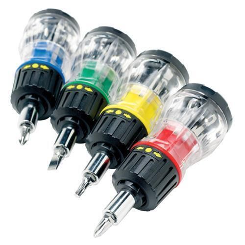 Performance tool 7 in 1 stubby screwdriver set w38927