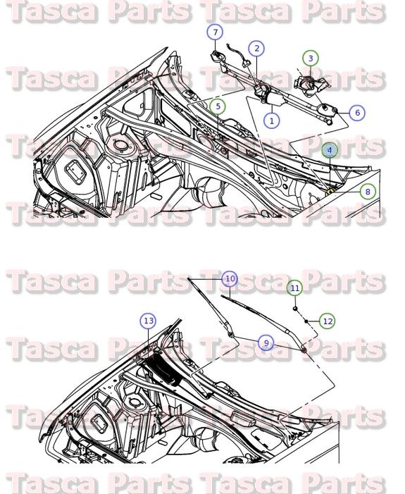 Oem windshield wiper motor bracket dodge charger magnum challenger chrysler 300