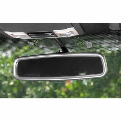 Rearview mirror cover 2015-2020 matte silver for ford f150 f-150 central centrol