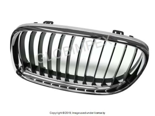 For bmw 2009-2012 grille-chrome frame with black grille front left genuine