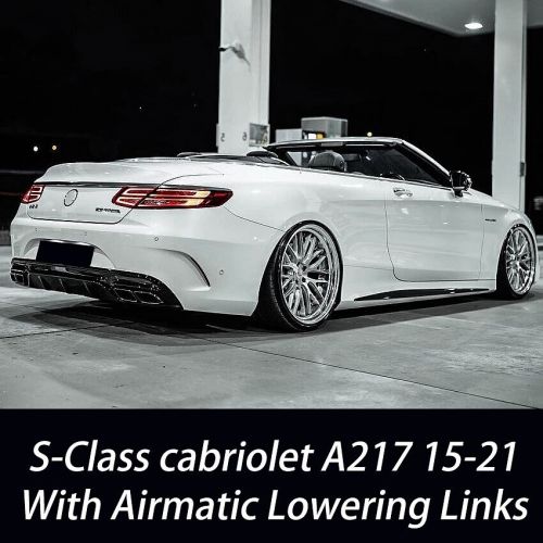 For mercedes benz s63 cabriolet adjustable suspension lowering links kit a217